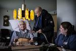 ÆLDRE. Der er væsentlig flere mennesker som denne herre, der bliver over 100 år gamle. 