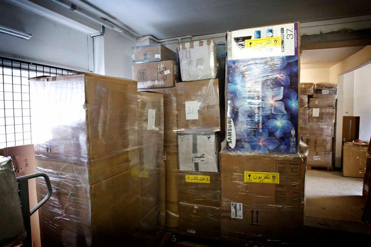 Tyvekosterne var klar til afsendelse til Irak.
