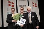 Talent. Den unge, danske atlet Daniel Wagner Jørgensen (i midten) blev fremhævet som et stort talent af Oscar Pistorius. 