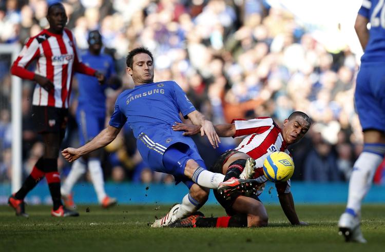 målscorer. Endnu en gang fik Frank Lampard scoret for Chelsea. 