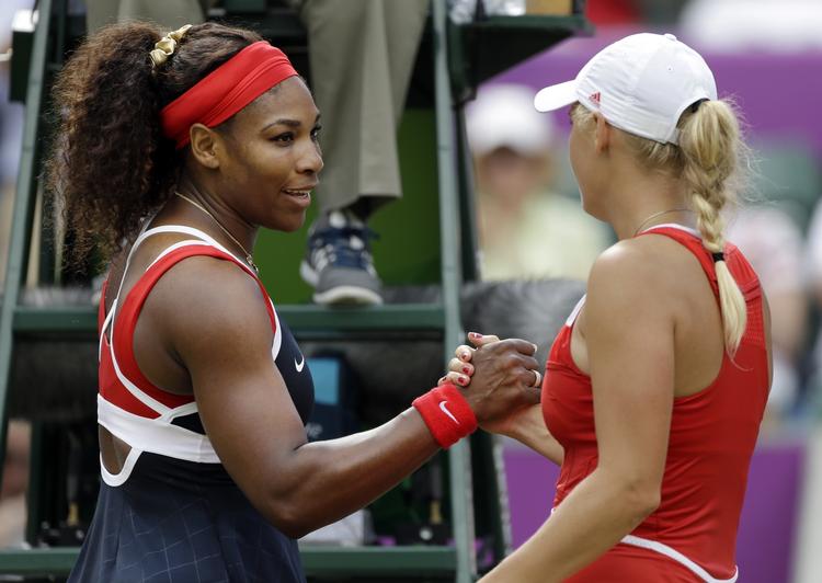 OL-GULD. Det sjette og seneste møde mellem Serena Williams og Caroline Wozniacki var ved OL i London, hvor amerikaneren fulgte op på sin Wimbledonsejr ved også at vinde den olympiske finale. 