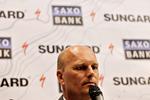 Pressemøde med Bjarne Riis