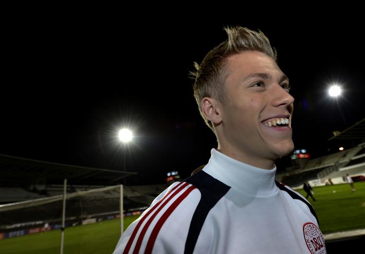 Talent. Victor Fischer er på kort tid blevet stamspiller i Ajax og fået debut på det danske A-landshold. 