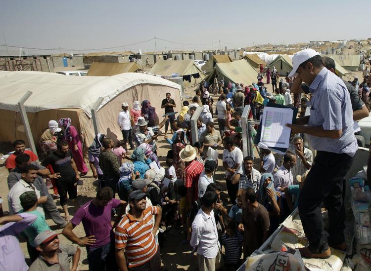 FYLDT. Flygtningelejrene i og omkring Syrien er efterhånden fyldt til randen. 