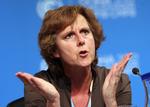 FLERTAL. Connie Hedegaard sikrede sig i dag et pænt flertal for sin redningsplan for det europæiske CO2-kvortesystem. 