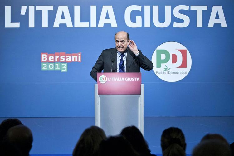 VALGKAMP. Pier Luigi Bersani står til at vinde det italinenske 'væddeløb'. Men mange vælgere har ikke besluttet sig. 