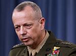 Pension. John Allen takker nej til at blive Natos militære chef med den forklaring, at der er helbredsproblemer i familien. 