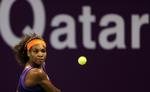 Skadet. Efter finalenederlaget i Qatar måtte Serena Williams opgive at spille i denne uge i Dubai. 