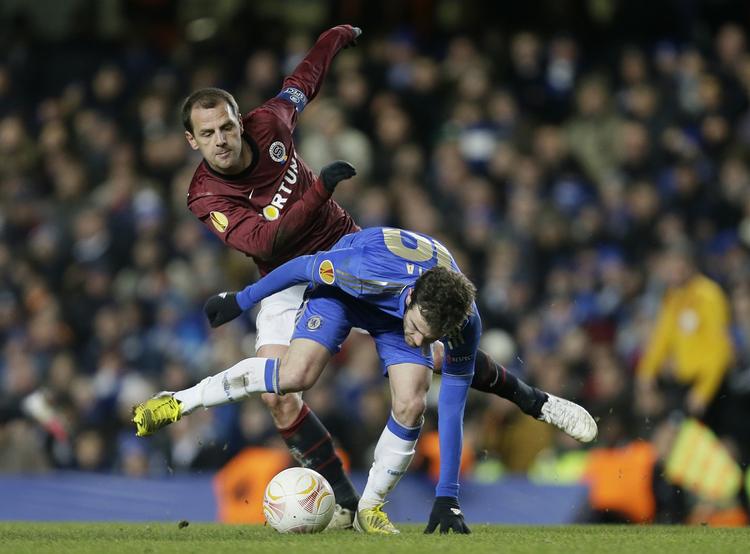 Resultatdeling. Chelsea og Sparta Prag spillede 1-1 på Stamford Bridge. Resultatet var nok til at sikre hjemmeholdet pladsen i 1/8-finalen. 
