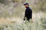 UDE.Det blev kun til 16 hullers spil for Tiger Woods, der røg ud uden at lave en eneste bogey. 