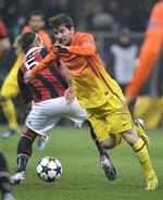 neutraliseret. Lionel Messi fik onsdag ikke lov til at tage sine dribleture mod Milan. 