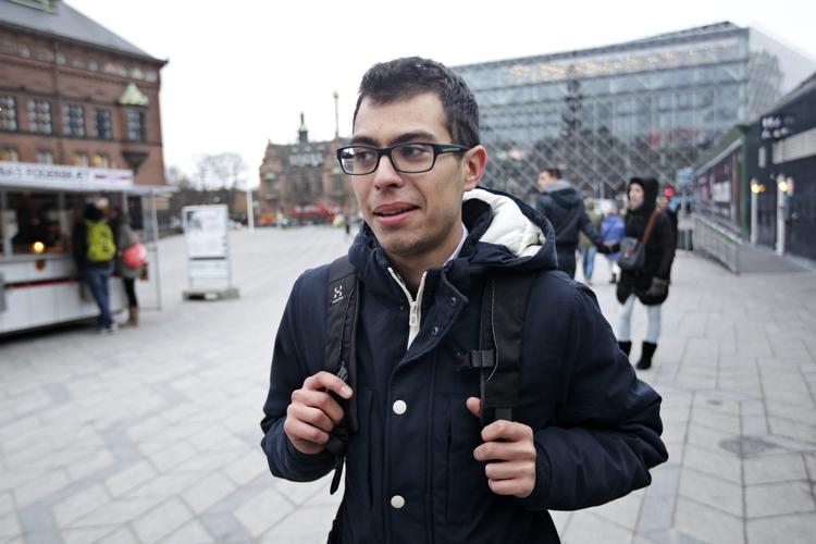 AFVIST. Jihad Taha fik på grund af sit fornavn ikke lov at deltage i det debatmøde, som Trykkefrihedsselskabet arrangerede  på Christiansborg i går. 