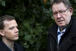 angreb. Poul Nyrup og Peter Hummelgaard Thomsen (tv.) går til angreb på regeringens modvilje imod finansskatten. 