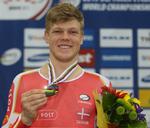 Smil. Lasse Norman Hansen er glad for sin sølvmedalje. 