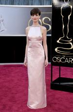 Anne Hathaway, der er nomineret i kategorien 'Bedste kvindelige birolle', for spillet i musicalfilmen 'Les Misérables'. 