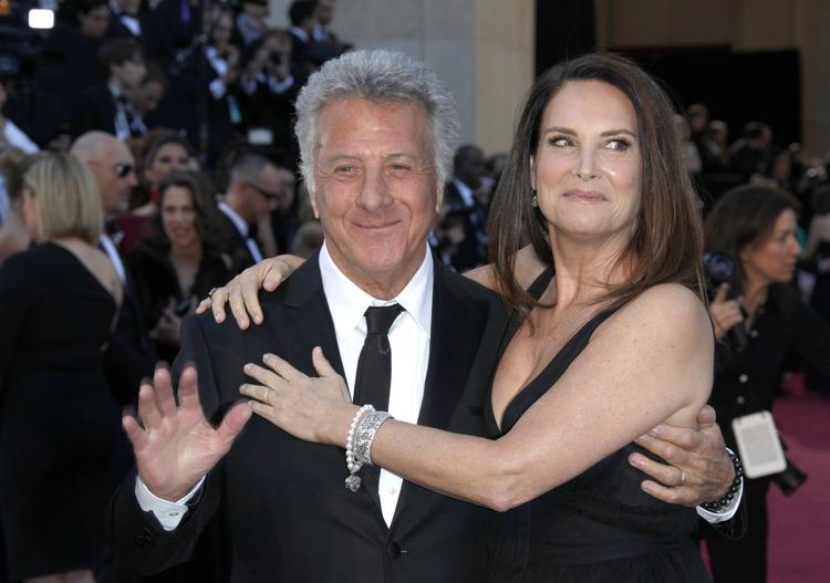 Dustin Hoffman og hustruen Lisa Hoffman. 