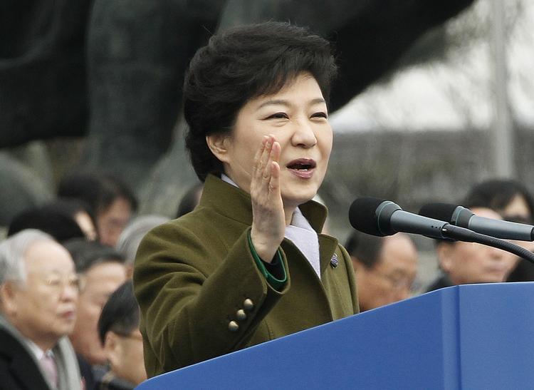 Ny. Sydkoreas første kvindelige præsident, Park Geun-hye, betegner Nordkoreas seneste atomprøvesprængning som en trussel mod det koreanske folk. 