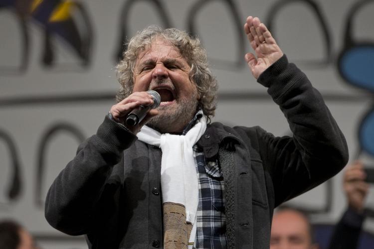 KOMIKER. Beppe Grillo blev i 1980 dømt for drab i forbindelse med en trafikulykke, hvor tre personer omkom. 