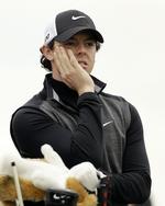 Nedtur. Sådan ser man ud, når man er verdensetter og er ved at ryge ud af Match Play Championship. Men Rory McIlroy har ikke mistet lysten til at svinge køllen. 