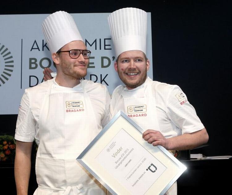 Vinder. Kenneth Hansen, th, skal kæmpe for Danmark ved det internationale kokke-VM i 2015. 