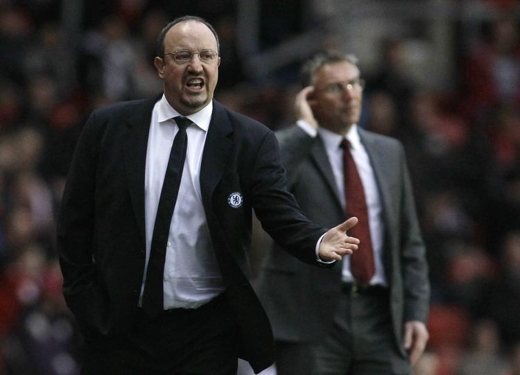Farvel. Det ender emd et kort ophold i Chelsea for Rafael Benitez, som startede i klubben i november men slutter efter denne sæson. 