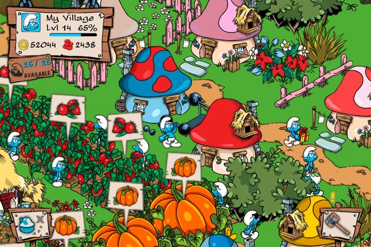 DYRT. Smølfespillet 'Smurfs Village' var et af de første spil, der fik kreditkortregningerne til at eksplodere. Nu kompenserer Apple for det (Foto: Capcom) 