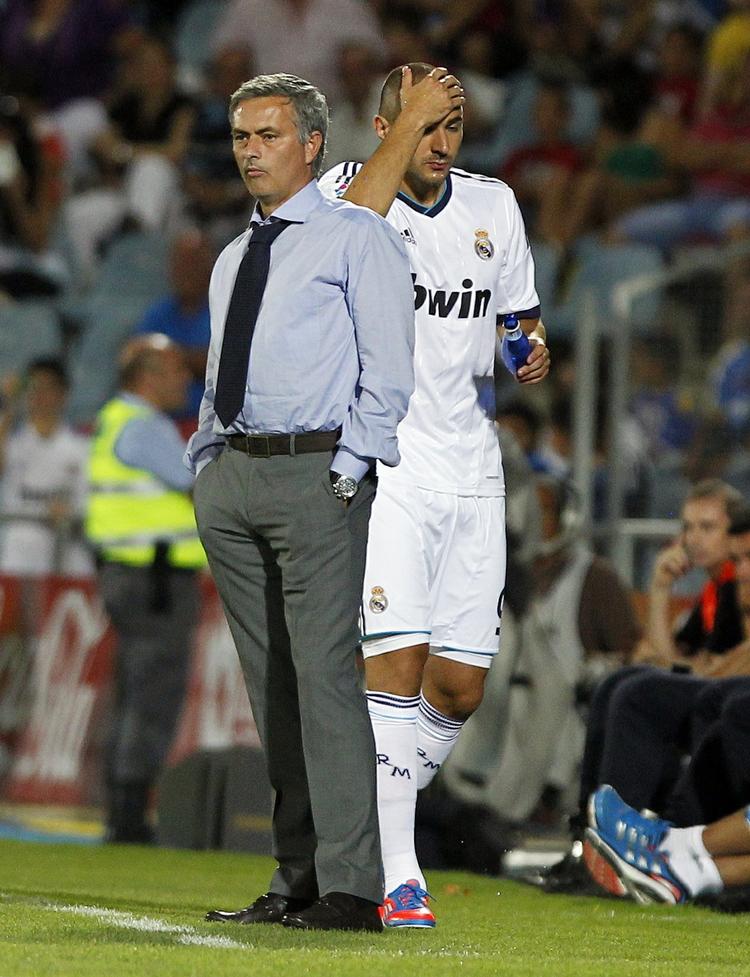 problematisk. Franske Karim Benzema (th) fra Real Madrid har tidligere været i medierne af andre årsager end de fodboldmæssige. 