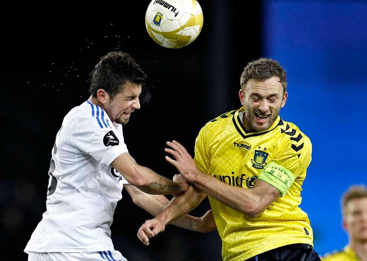 anfører. Dennis Rommedahl (th) overtager anførerbindet i Brøndby efter Clarence Goodson. 