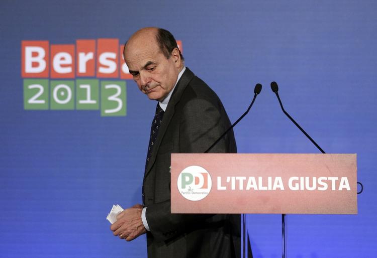 Ledelse. Lederen af Italiens centrumvenstre-koalition, Pier Luigi Bersani, afviser i et avisinterview at danne en samlingsregering med Silvio Berlusconis højreparti. 