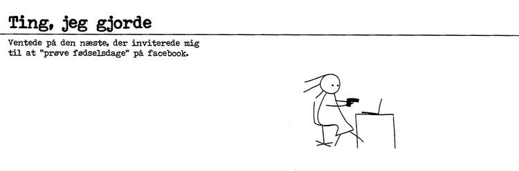 Førsteplads. Maren Uthang bliver den nye tegner i Politiken med sin tændstikstikmenneske-stribe 'Ting., jeg gjorde': »Lige så udtryksfuld, som den er enkel«, siger dommerpanelet. Tegning: Maren Uthaug 