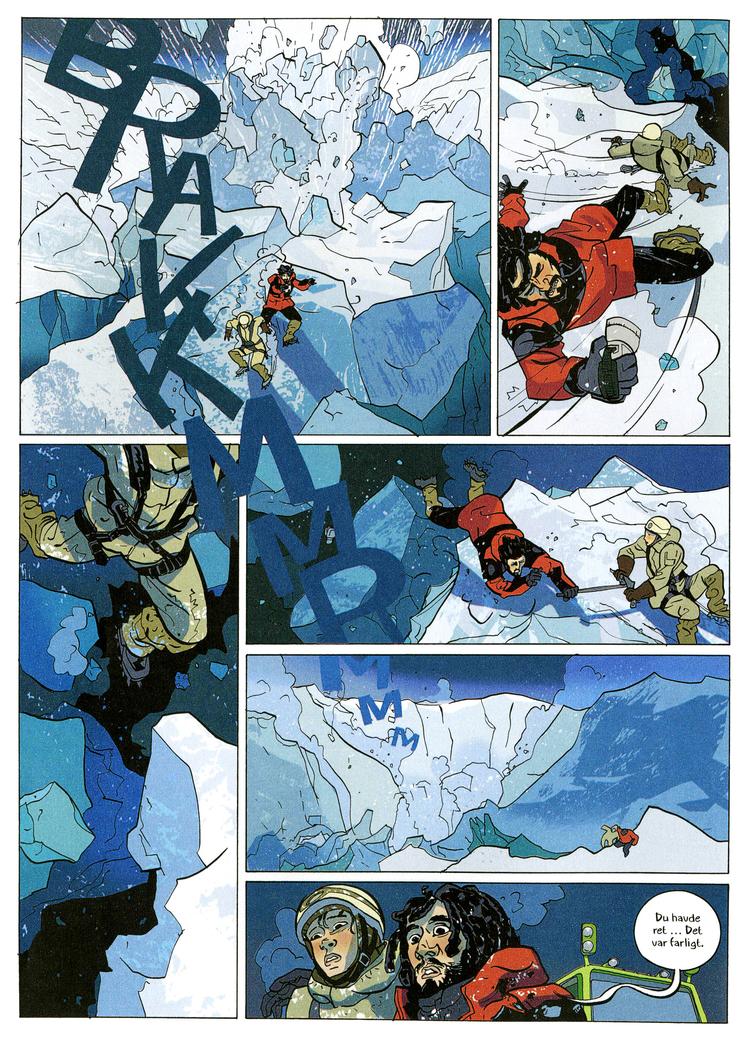 Glatis. Tegneren Jussi Kaakinen hviler på en solid, fransk-belgisk tegneserietradition. Illustration: Fra bogen 