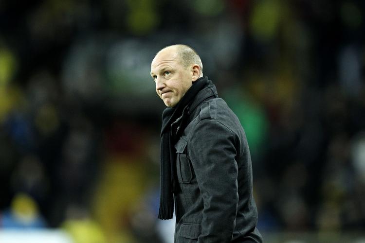 Nederlag. Brøndby har nu tabt halvdelen af hjemmekampene i denne Superligasæson, men Auri Skarbalius bevarer optimismen. 
