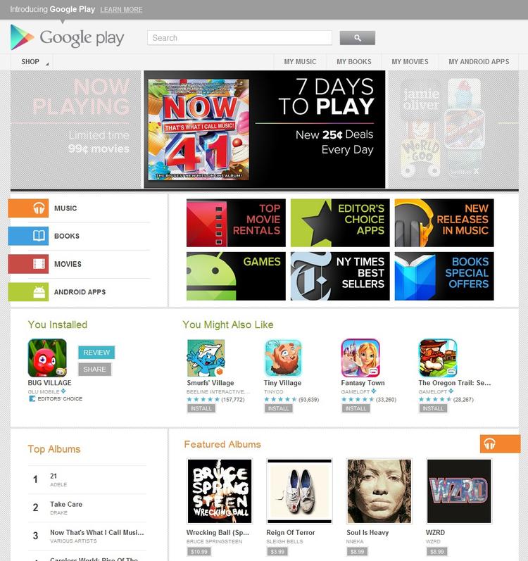 Leg. Google forsøger nu at komme ind på det danske musik og e-bogs-marked med tjenesten Google Play, der har verdens største udvalg af e-bøger. 