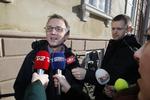 møde. Anders Bondo Christensen foran Forligsinstitutionen i det indre København. Han glæder sig til at komme ind i et »ordentligt forhandlingsforløb«. 