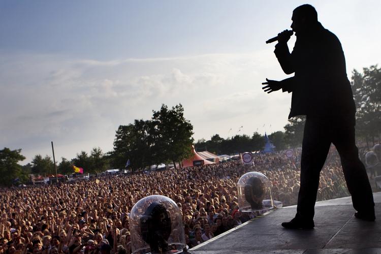 Darling. L.O.C. er blevet folkeeje. Her ses under en koncert på Orange Scene. 