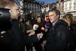 Formanden for Lærerforeningen Anders Bondo Christensen og Kommunernes Landsforening er færdige med dagens forhandlinger i Forligsinstitutionen. 