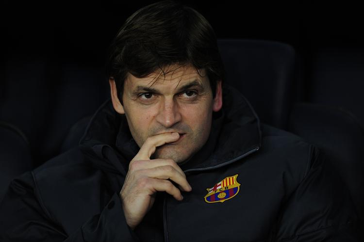 SYG. Tito Vilanova har ikke siden december kunnet træne FC Barcelona på grund af sin kræftsygdom. 