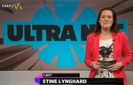 Børnenyheder. I går havde DR's TV-Avis for børn Ultra Nyt premiere.  Her er det nyhedsvært Stine Lynghard, der præsenterer dagens indslag. 