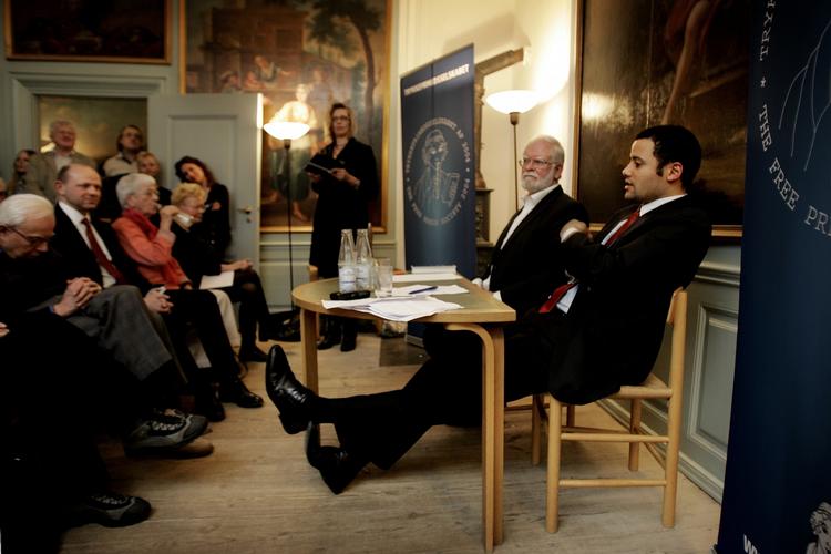 Kluddermor. Der er mange forskellige perspektiver i diskussioner om ytringsfrihed. Her ses et debatmøde i Trykkefrihedsselskabet. 