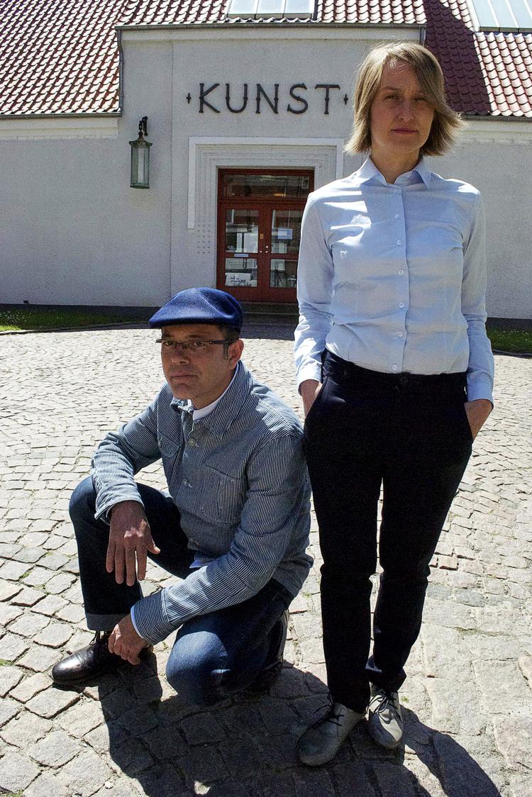 Afsked. Her ses Joasia Krya og Vicente Matallana, der begge er blevet fyret fra Kunsthal Aarhus. 