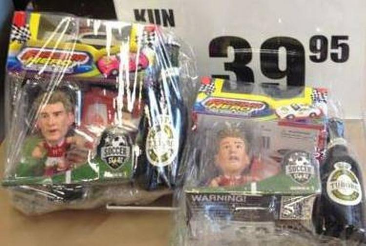 Idolplagiat. Niklas Bendtner har fået megen opmærksomhed den seneste uge. Nu får han endnu mere hos Bog &amp; Idé. (foto: Bog og Idé) 