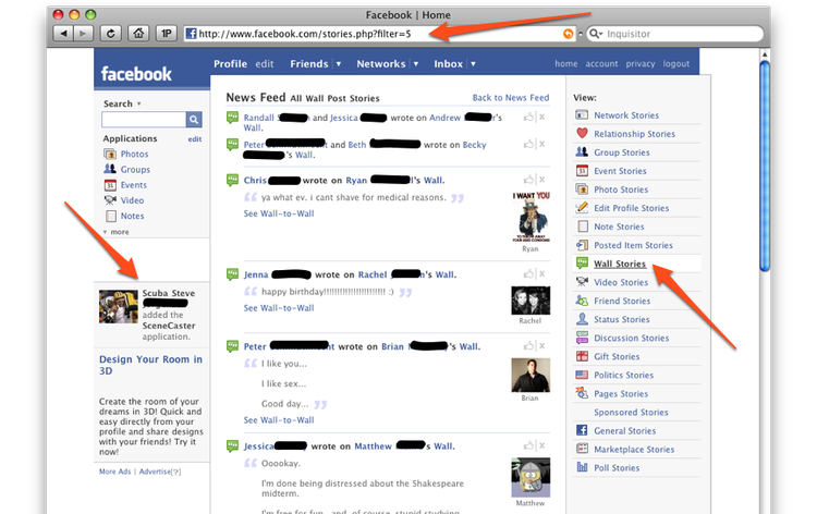 2006 blev Facebooks nuværende nyheds feed lanceret, og siden er der ikke sket så meget. En kolonne med venners ansigter til venstre på skærmen, deres statusopdateringer i en kolonne til højre og inde i midten en hel masse hvid plads. Det skulle blive anderledes i aften. 