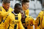 Angrebsduo. Afrikanerne Charles Takyi fra Ghana og Jude Nworuh fra Nigeria får stor ros af AC Horsens-træner Johnny Mølby. 