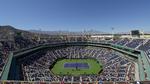 Sitrende. Tennisanlægget i Indian Wells står endnu, selv om der var et jordskælv i nærheden. 