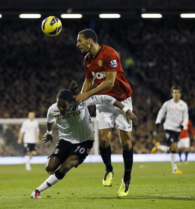 formuer. Manchester Uniteds Rio Ferdinand (th) er nummer 10 på listen over verdens rigeste fodboldstjerner. 
