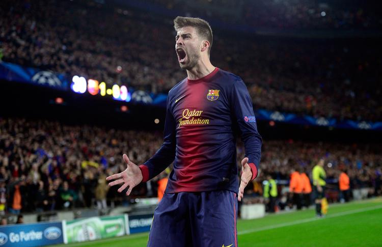 Comeback. Pique og Barca fik vendt 0-2 til 4-2. 