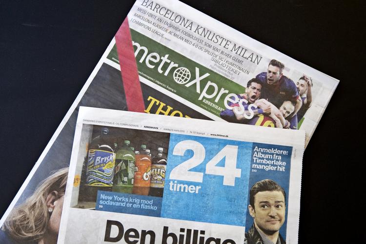Medier. 24timer lukker, men  Metroxpress består. 