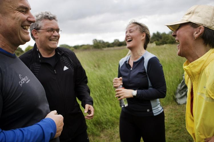 Gør noget godt for andre og bliv sundere, skriver Bente Klarlund. Her er vi til Parkrun på Amager, et løb som hver uge bliver arrangeret af frivillige kræfter. (arkivfoto) 