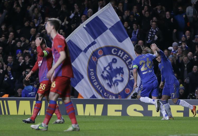 kvartfinaler. Chelsea sikrede sig den videre færd i Europa League med en sejr over Steaua Bukarest på hjemmebane. 
