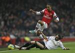 jævnbyrdigt. Swansea og Arsenal leverede en masse nydeligt spil langs med græstæppet, men Arsenal var mest effektiv. 